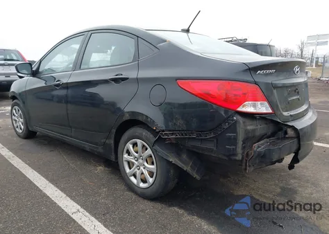 2013 Hyundai Accent Gls from USA, damaged, VIN KMHCT4AE3DU301037